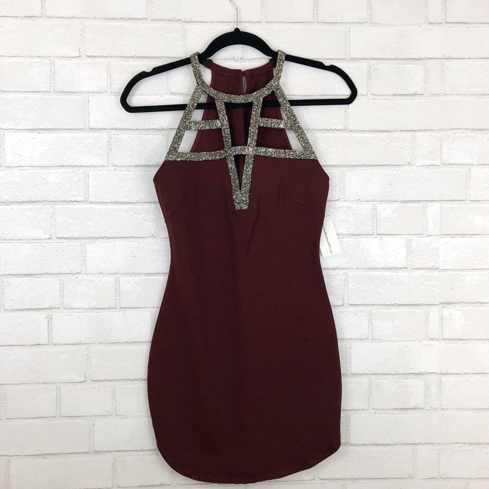 Mystique Boutique Burgundy Dress